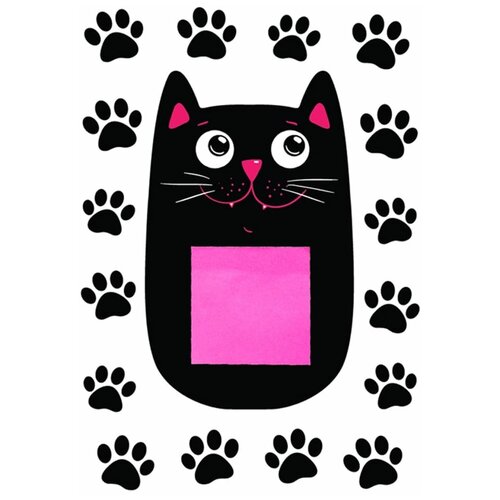 Наклейка Декоретто Чёрный котёнок NM-HL1006 Декор