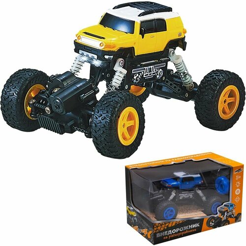Машина на радиоуправлении для мальчиков Young Racer, радиус действия пульта до 15 м, полный привод 4WD