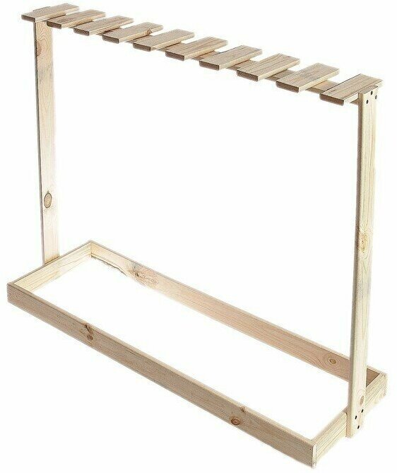 фото Держатель для садового инвентаря, напольный, под 18 инструментов