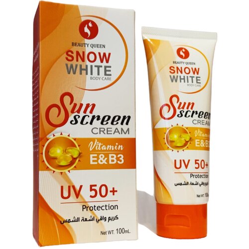 Солнцезащитный крем Healthy Shop Paris Beauty Queen SUN Screen Vitamin E&B3 UV 50+ 100 мл