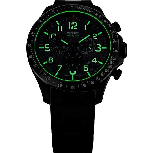 Мужские наручные часы TRASER P67 OFFICER PRO CHRONO GREEN 109472