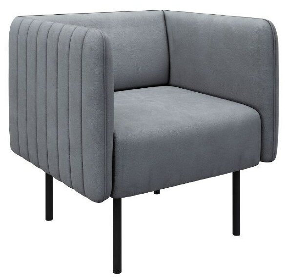 Кресло тканевое D1 furniture Рио серый