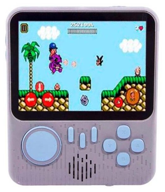 Игровая приставка PGP AIO Junior FC32b Slim, AV кабель, 8 бит, 500 игр, серая PGP AIO 9560008 .