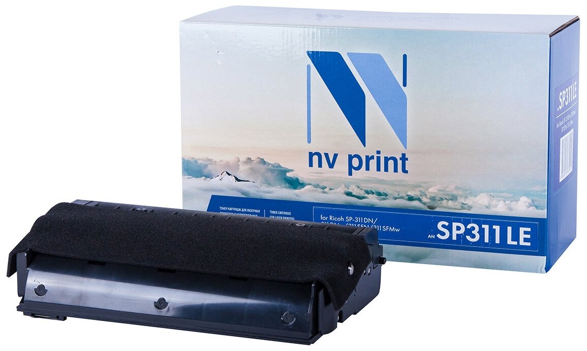 Лазерный картридж NV Print NV-SP311LE для Ricoh SP-311DN, 311DNw, 311SFN, 311SFMw (совместимый, чёрный, 2000 стр.)