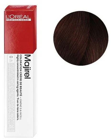 L'Oreal Professionnel Majirel стойкая крем-краска для волос, 4.56 шатен красное дерево красный, 50 мл