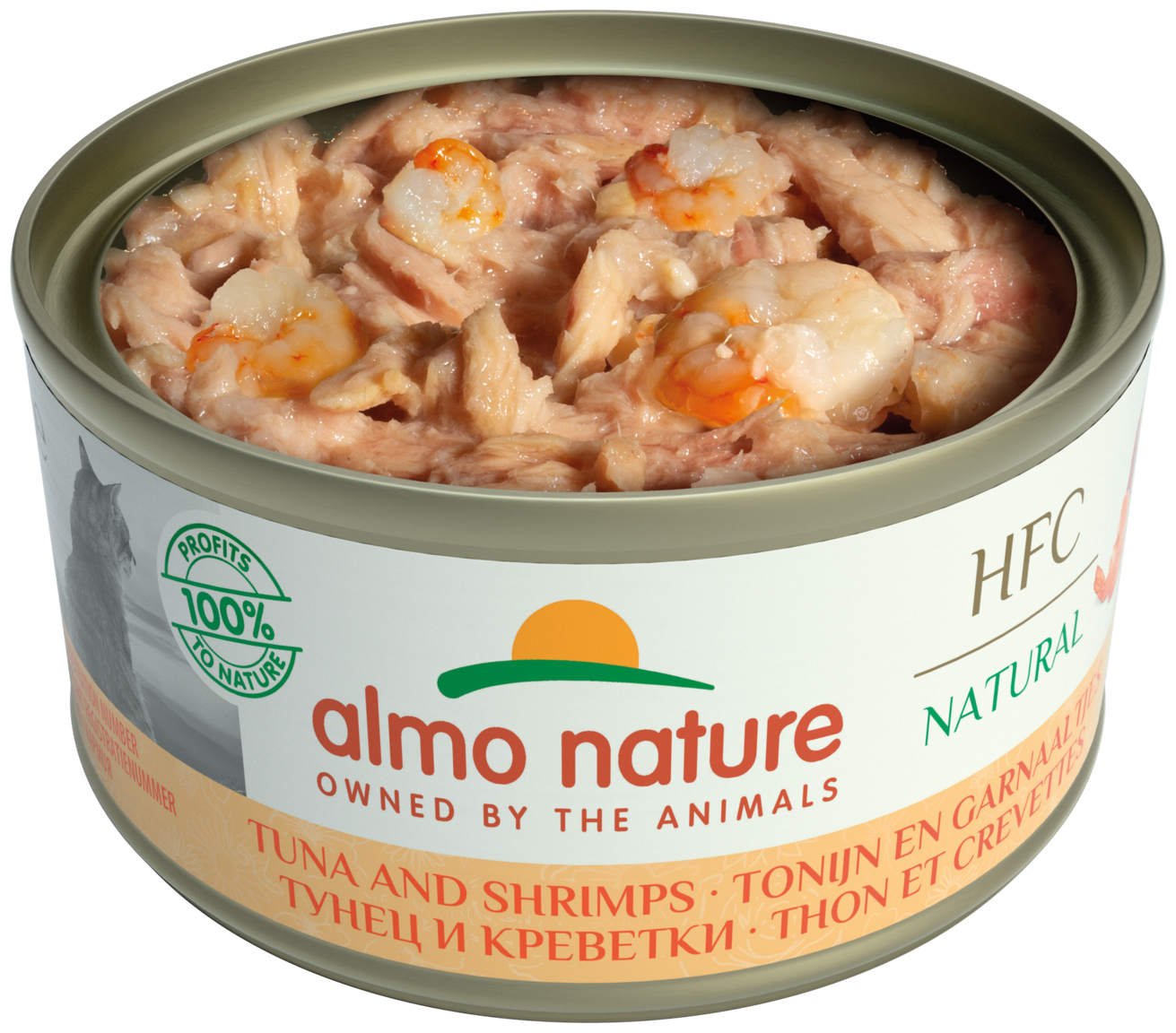 Almo Nature Legend Консервы для кошек с Тунцом и креветками 75% мяса 70гр - фотография № 3