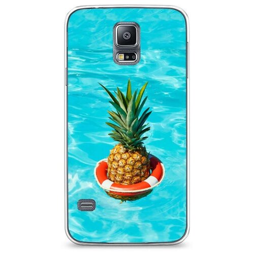 фото Силиконовый чехол "ананас в бассейне" на samsung galaxy s5 / самсунг галакси с 5 case place