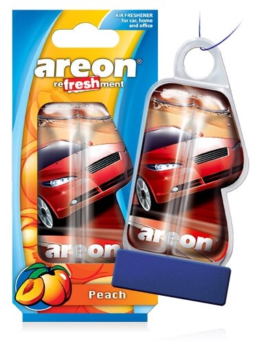 Ароматизатор AREON гель подвесной FRESH LIQUID 8,5мл "PEACH" Персик