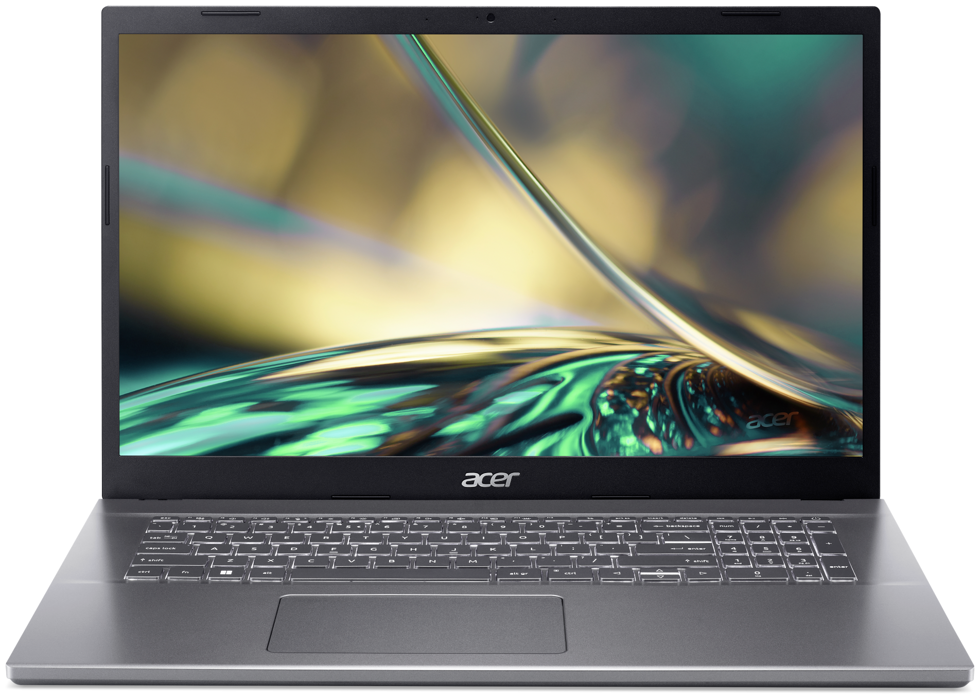Ноутбук Acer Aspire 5 A517-53G-58M9 17.3" FHD IPS/Core i5-1235U/8GB/512GB SSD/GeForce MX550 2Gb/NoOS/RUSKB/серый (NX.K66ER.008)