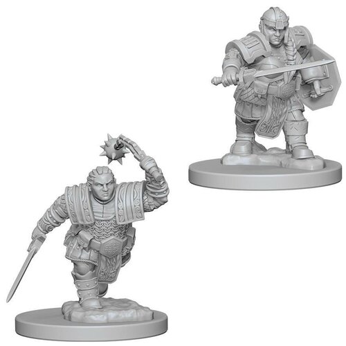 Миниатюра для настольной ролевой игры Dungeons and Dragons - Nolzur's Marvelous Miniatures - Dwarf Female Fighter гном дворф жрец dwarf набор из 2 грунтованных фигурок для настольных игр днд dungeons