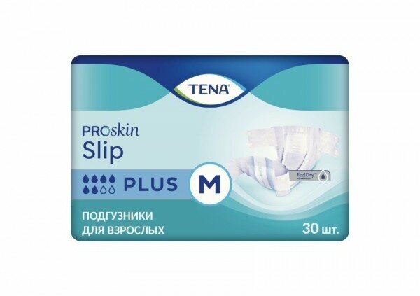 Подгузники Tena Slip Plus, S дышащие, обхват талии 60-80 см, 30 шт. - фото №20