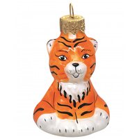Лучшие Елочные игрушки стеклянные в виде тигра