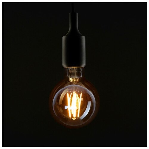 Лампа светодиодная REV LED FILAMENT VINTAGE, G95, E27, 7 Вт, 2700 K, шар, теплый свет