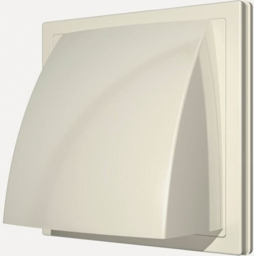 Изображение товара 1515К12,5ФВ Ivory, Выход стенной вытяжной с обратным клапаном 150х150 с фланцем D125, ASA
