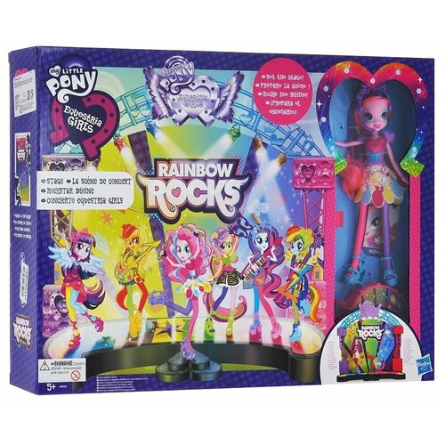 фото My little pony игровой набор с куклой рок-концерт пинки пай