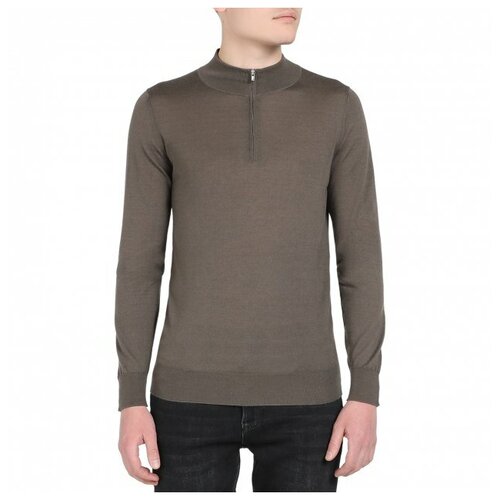 фото Свитер calzetti 5285-10 коричневый, размер 50/182-188