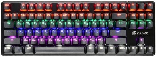 Клавиатура Оклик Oklick 969G SHOTGUN механическая USB LED (черный) (1176616)