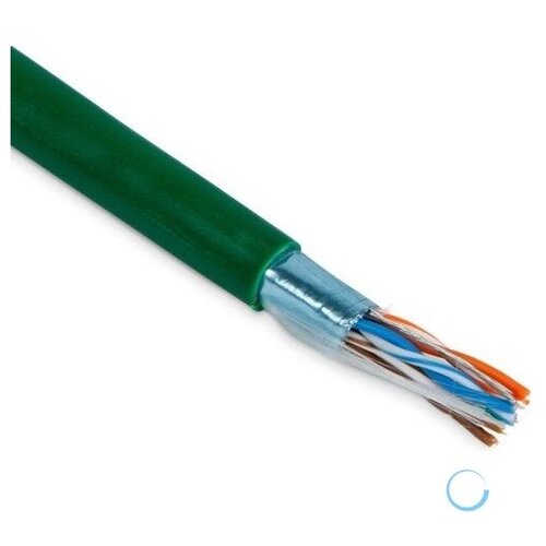 Rexant (01-0171) Кабель F/UTP, CAT 6, нг(А)-LSLTx 4х2х0,575 мм, 23AWG, внутренний, зеленый Rexant