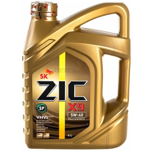 ZIC Моторное масло Синтетическое X9 5w40 162000