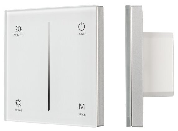 Панель SMART-P35-DIM-IN White (230V, 0-10V, Sens, 2.4G) (Arlight, IP20 Пластик, 5 лет)