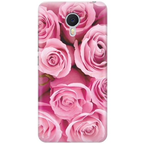 фото Силиконовый чехол на meizu m3 note / мейзу м3 ноут с принтом "букет роз" gosso