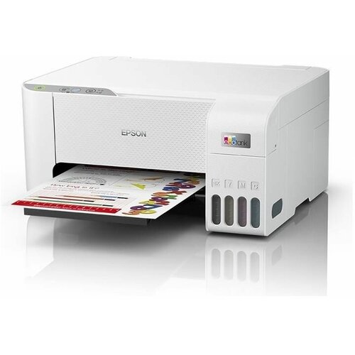 МФУ Epson L3216 (струйное цветное P/S/C, A4, 5760x1440 dpi, 33 стр/мин, USB, СНПЧ, белый)