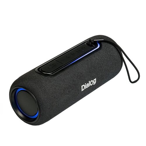 Портативная акустика Dialog AP-11, 12 Вт, black dialog jazz aj 13 brown акустические колонки 2 0 2 15w rms bluetooth fm usb microsd reader