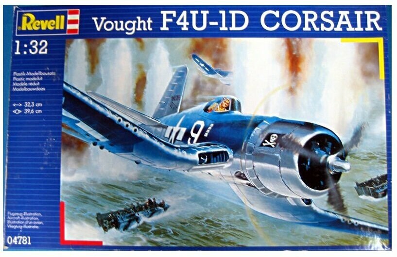 Сборная модель Revell Истребитель-бомбардировщик Vought F4U-1D Corsair - фото №6