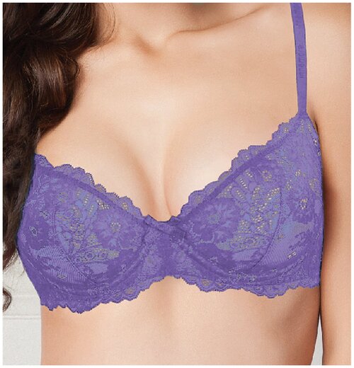 Бюстгальтер  Innamore Basic Lace , размер 2B (70B), фиолетовый