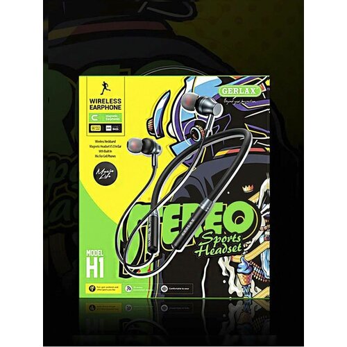 Наушники беспроводные GERXLAX H1 Bluetooth 51 на шею 98000₽
