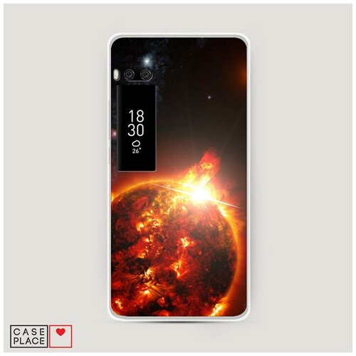 фото Силиконовый чехол "космос 19" на meizu pro 7 plus / мейзу про 7 плюс case place