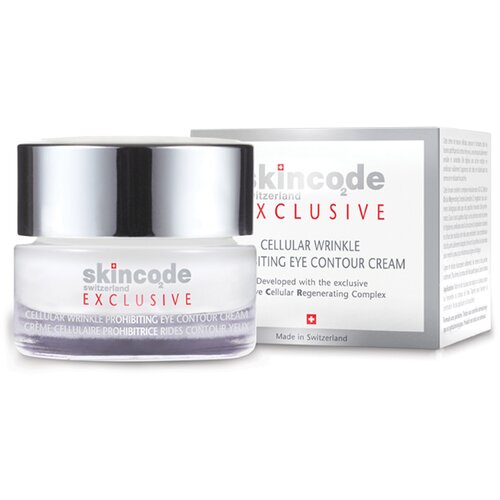 Skincode Крем для кожи вокруг глаз Cellular Wrinkle Prohibiting Eye Contour Cream, 15 мл skincode крем exclusive cellular wrinkle prohibiting eye contour cream клеточный от морщин для ухода за кожей вокруг глаз 15 мл