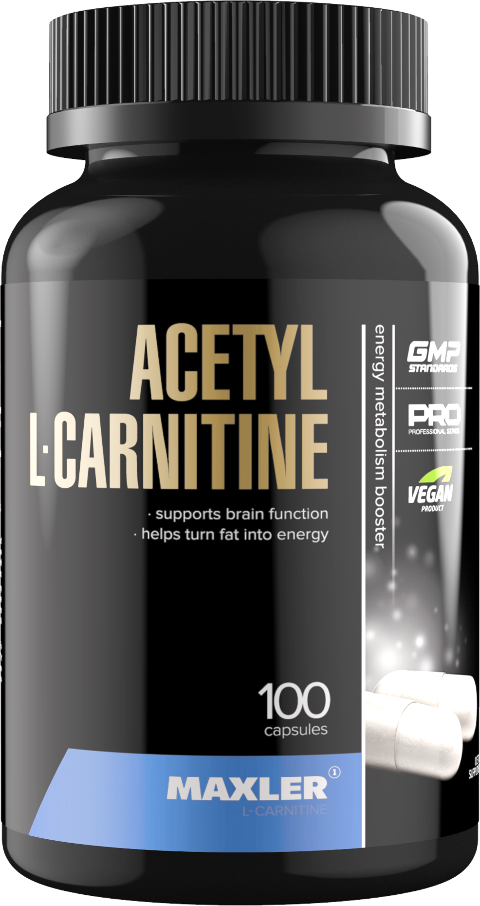 Карнитин Maxler Acetyl L-Carnitine, 100 вегетарианских капсул (DE)