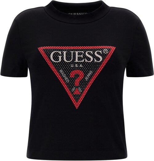 Футболка GUESS, размер 44/S, черный