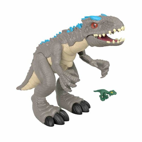 фигурка динозавра мир юрского периода хищный свирепый ти рекс hdy55 Фигурки Imaginext Jurassic World Индоминус Рекс GMR16, 2 шт.