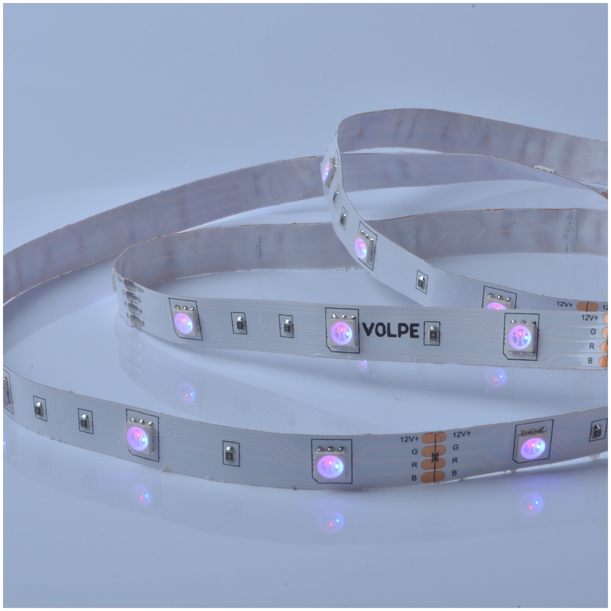 Светодиодная лента Volpe 5,4W/m 30LED/m 5050SMD RGB 3M 10775 - фото №3