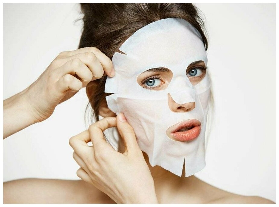 10 ШТ. Images Увлажняющая тканевая маска c экстрактом красного апельсина FACIAL MASK BLOOD ORANGE 25 г