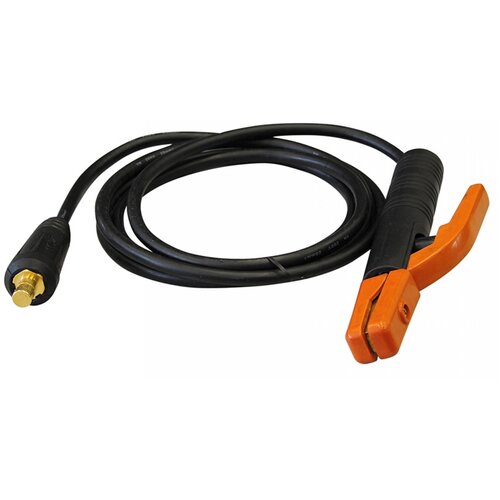 кабель сварочный 3 м dx50 25 кв мм зажим на массу elitech Кабель сварочный (3 м; DX50; 25 кв. мм; электрододержатель) Elitech