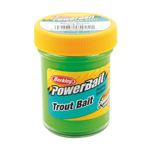 Berkley, Форелевая паста Powerbait Original Scent Trout Bait, Spring Green сухарики хлебарики со вкусом сыра и чеснока 80г