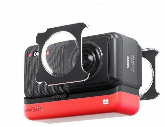 Клейкая защита линз для камеры Insta360 ONE RS или ONE R. Для 360 mod.