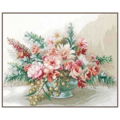 фото Pn-0169794 набор для вышивания lanarte 'букет цветов' 45x37см
