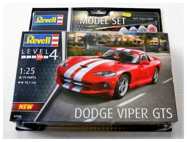 Сборная модель Revell Спортивный Автомобиль Dodge Viper GTS