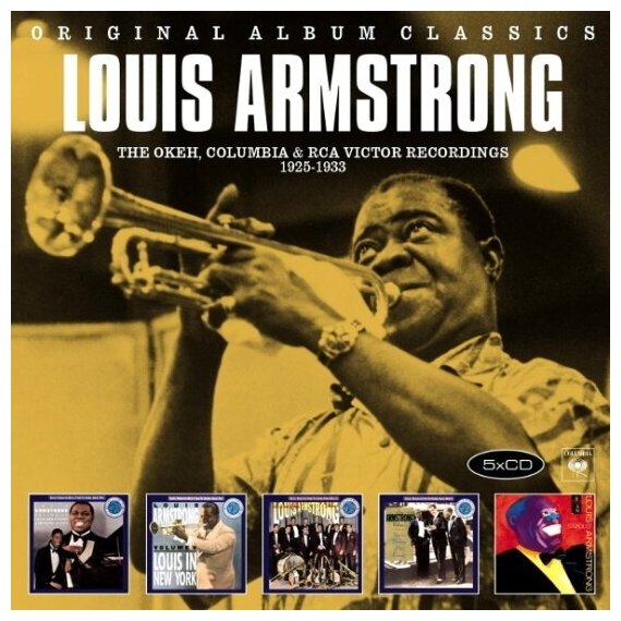 Компакт-диск Warner Music Louis Armstrong - Original Album Classics: The Okeh, Columbia & RCA Victor Recordings 1925-1933 (5CD)