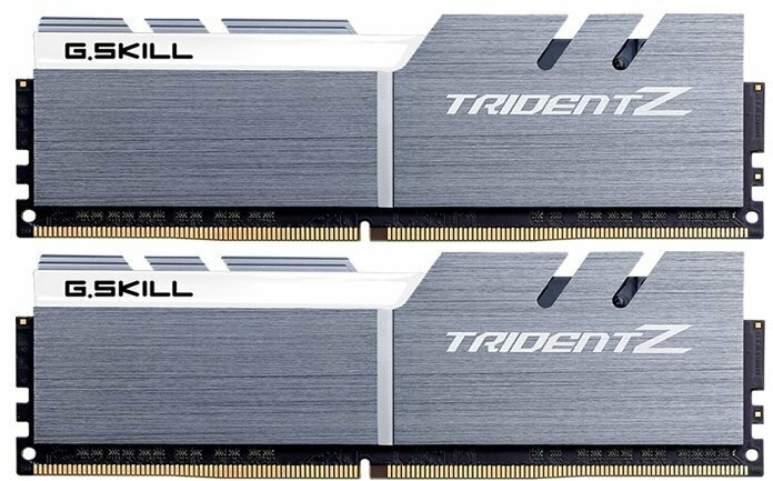 Оперативная память 16Gb DDR4 3200MHz G.Skill Trident Z (F4-3200C16D-16GTZSW) (2x8Gb KIT)