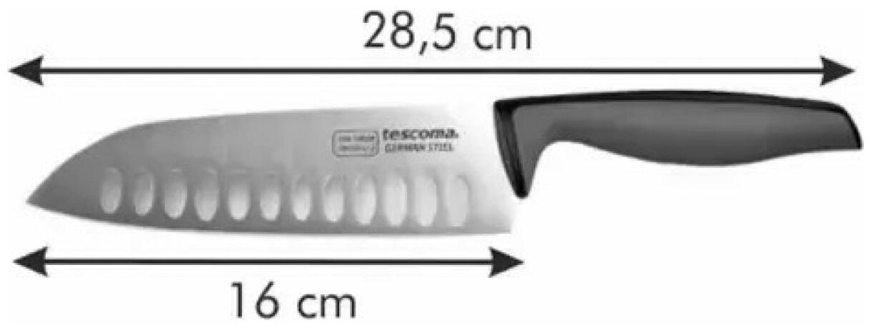 Нож сантоку Tescoma PRECIOSO 16 см