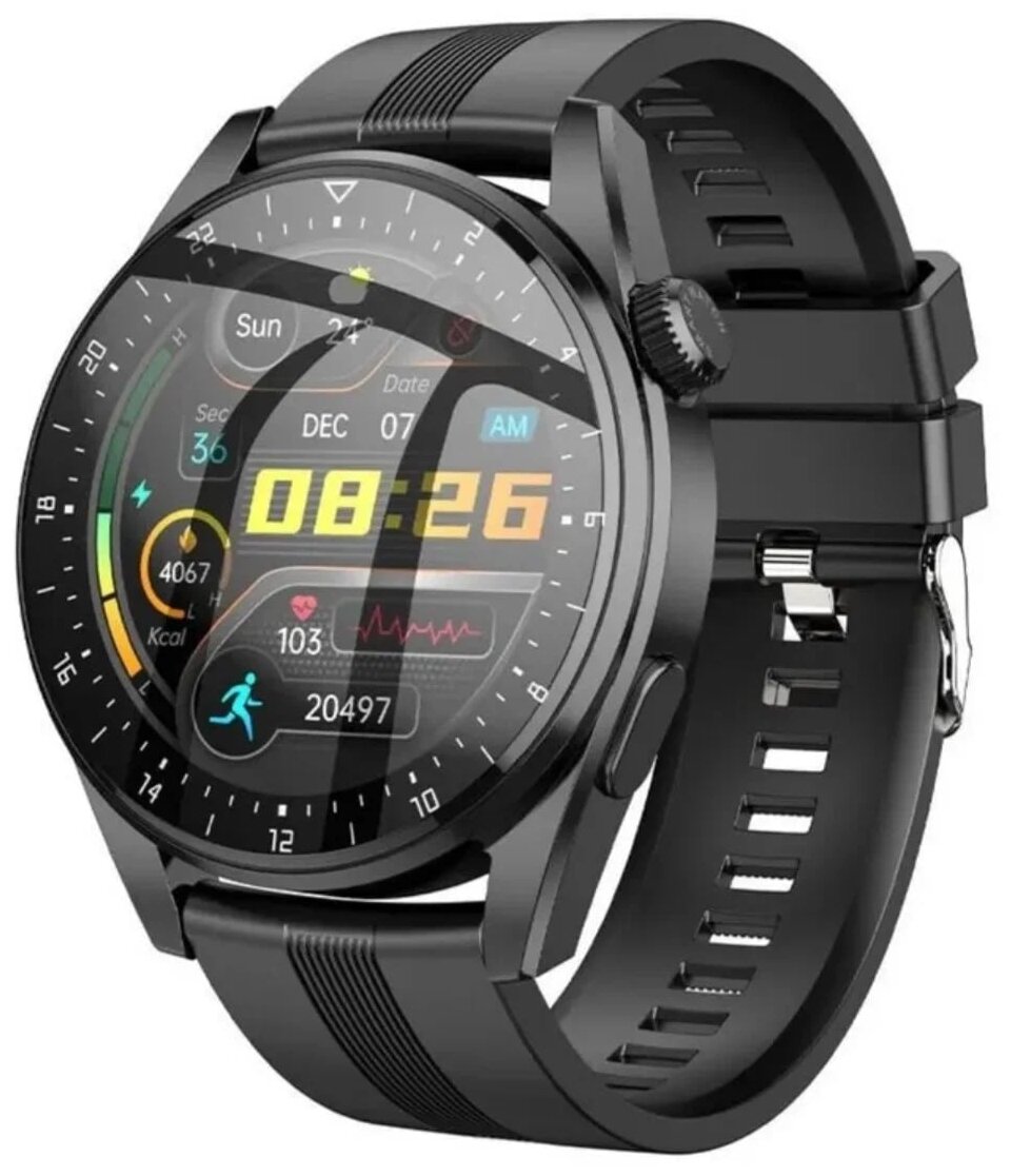 Умные часы Oem W&O Smart Watch X2 Pro 46 мм NFC, черный