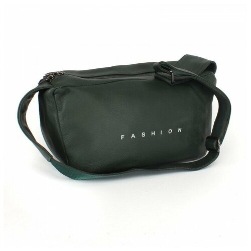 фото Сумка женская натуральная кожа gu 1002-5588, 1отд, плечевой ремень, зеленый 229499 аделия