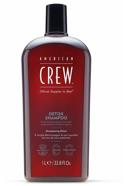 American Crew шампунь Detox Shampoo, 1000 мл