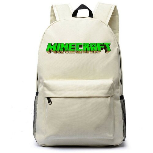 Рюкзак Майнкрафт (Minecraft) белый №3 рюкзак minecraft heads белый
