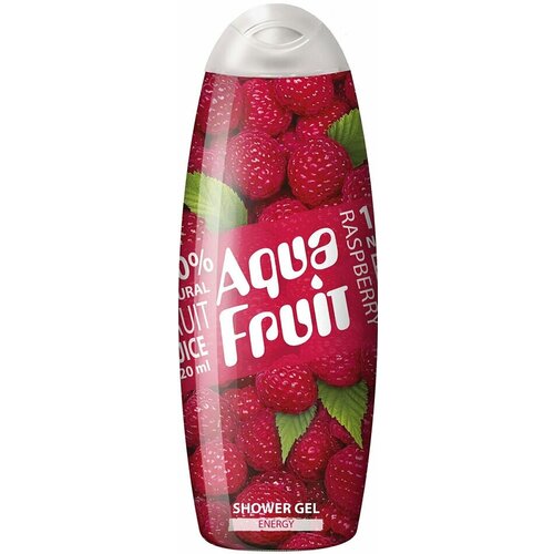 Гель для душа Aquafruit Raspberry energy, 420 мл